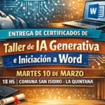 Entrega de certificados a niños, niñas y adolescentes que participaron del taller de verano