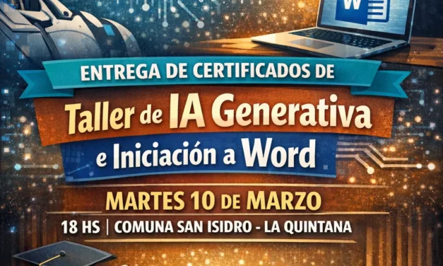Entrega de certificados a niños, niñas y adolescentes que participaron del taller de verano