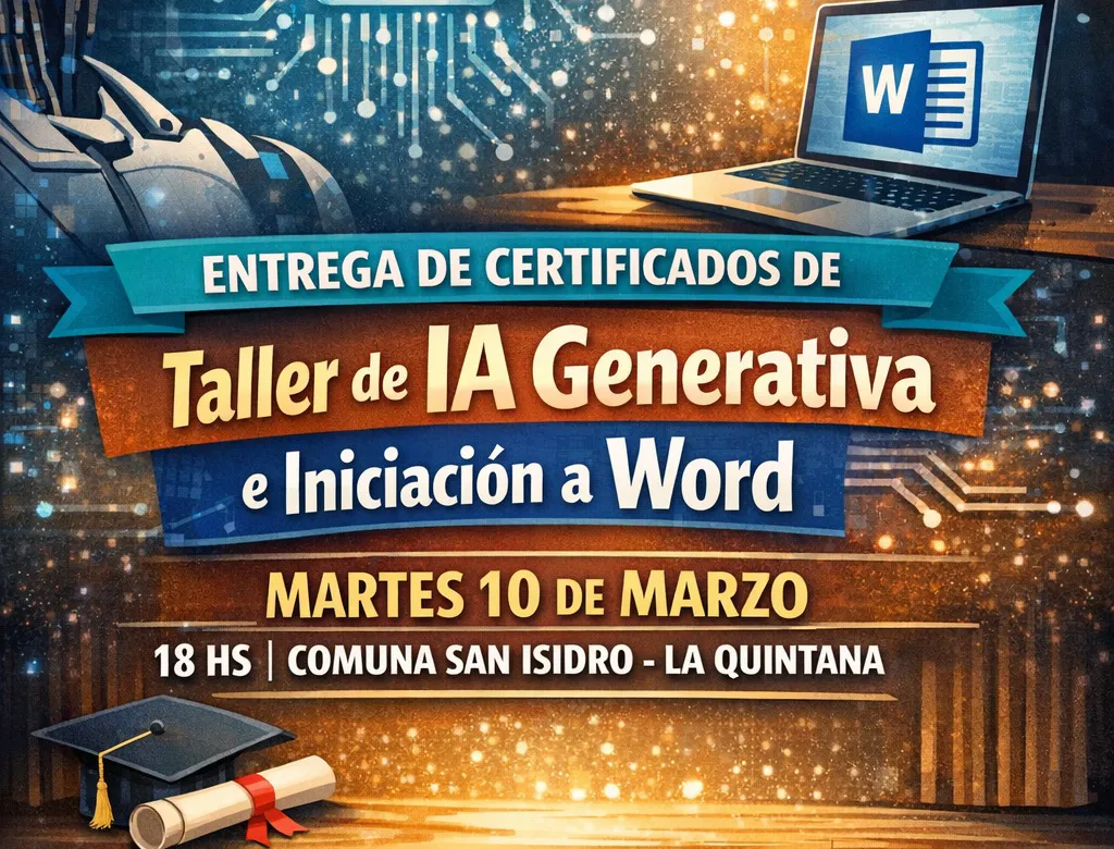 Entrega de certificados a niños, niñas y adolescentes que participaron del taller de verano