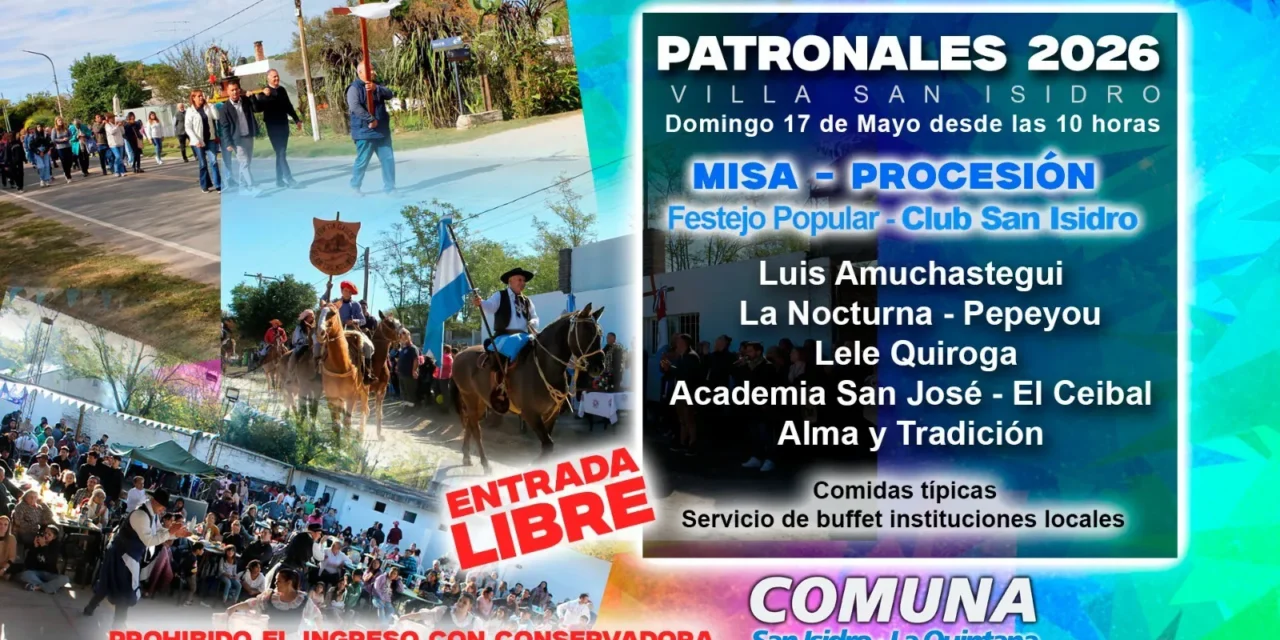 La comunidad celebra las Fiestas Patronales 2026 y los 40 años de la Capilla San Isidro Labrador