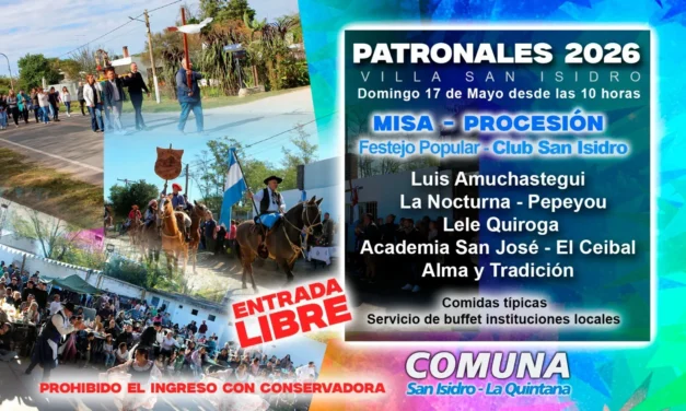 La comunidad celebra las Fiestas Patronales 2026 y los 40 años de la Capilla San Isidro Labrador