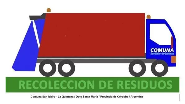 Reprogramación del servicio de recolección de residuos del día 04/06