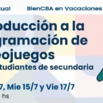 Curso virtual: Introducción a la Programación de Videojuegos para estudiantes de secundaria