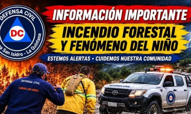 📰 Defensa Civil refuerza medidas de prevención ante incendios forestales y el Fenómeno del Niño