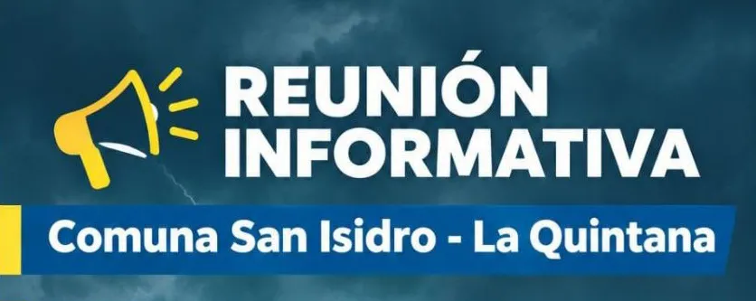 Reunión informativa sobre el fenómeno “El Súper Niño” en San Isidro – La Quintana